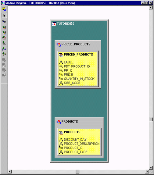 module diagram with TUTORI0040 module