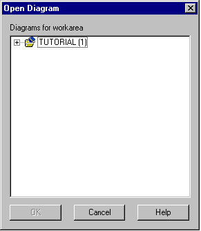 Open Diagram dialog box
